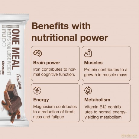 Nupo - One Meal Bar Chocolate 15 x 60g