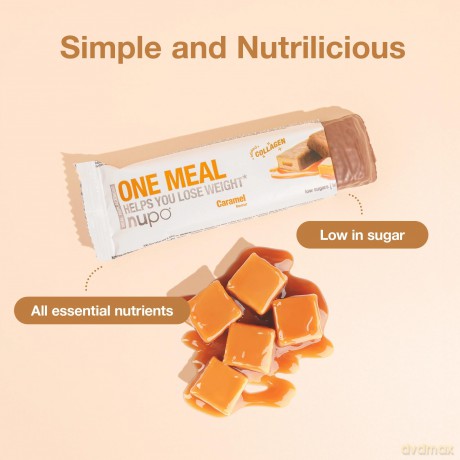 Nupo - One Meal Replacement Bar Caramel 15 x 60 g