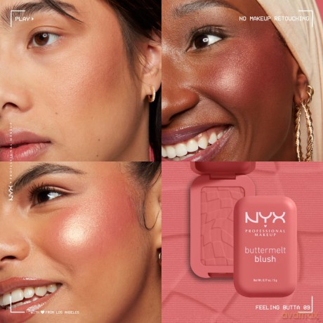 NYX Professional Makeup - Buttermelt Blush 5g - 09 Feeling Butta