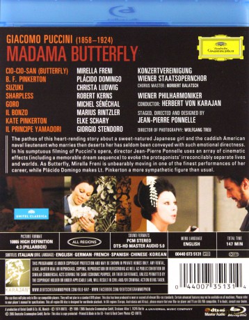 Placido Domingo: Puccini Madama Butterfly [Blu-Ray]
