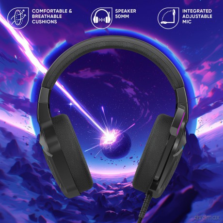 Oniverse Gaming Headset Meteor - Carbon Black
