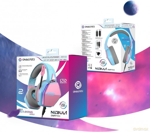 Oniverse Gaming Headset Nebula - Diva Pink