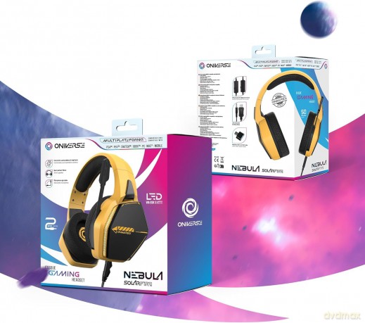 Oniverse Gaming Headset Nebula - Solarfire Yellow