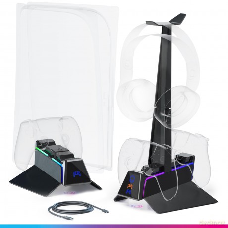 ONIVERSE PS5 FAST CHARGING STATION - BLACK
