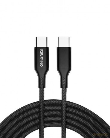 Oniverse Usb-C To Usb-C Charging Cable, 3 M - Black