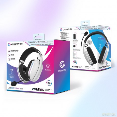 Oniverse Wireless Gaming Headset Polaris - Celestial White