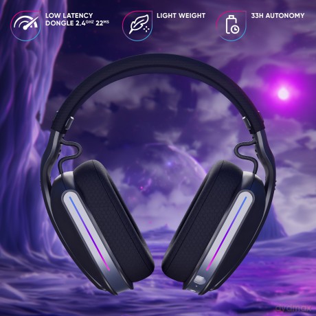 Oniverse Wireless Gaming Headset Polaris - Eclipse Black