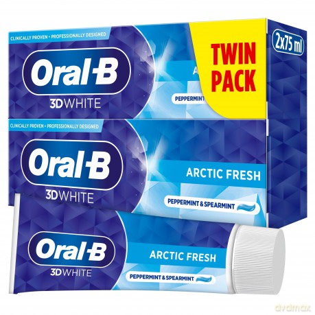 Pasta do zębów Oral B - 3D White Arctic Fresh Toothpaste - 2x75 ml