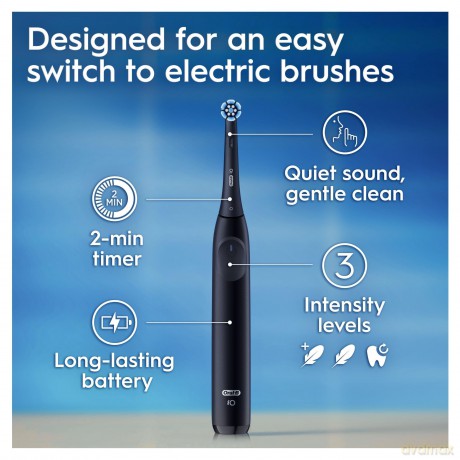 Oral B - iO 2 Electric Toothbrush - Night Black