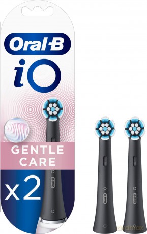 Oral B - iO Gentle Care Black Replacement Heads 2ct - E