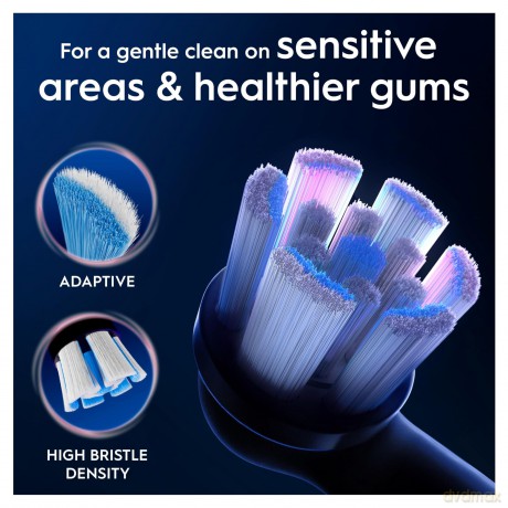 Oral B - iO Series Gentle Care Replacement Brush Heads - Black - 3 count
