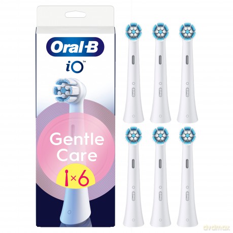 Oral B - iO Series Gentle Care Replacement Brush Heads - White - 6 count