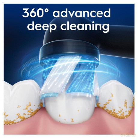 Oral B - iO Series Ultimate Clean Black Replacement Brush Heads - Black - 8 count