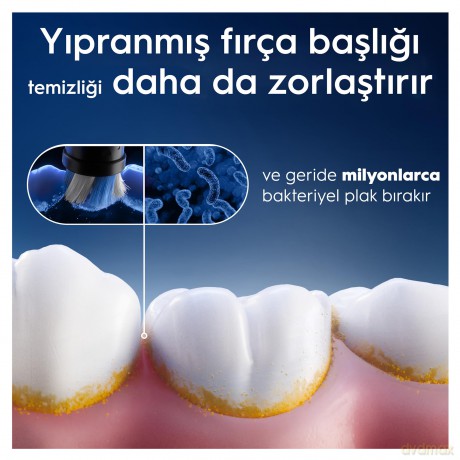 Oral B - iO Series Ultimate Clean Replacement Brush Heads - Black - 6 count