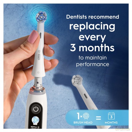 Oral B - iO Series Ultimate Clean Replacement Brush Heads - White - 3 count