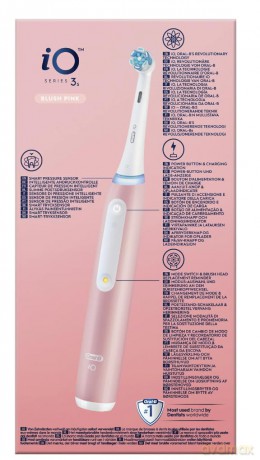 Oral B - iO3S Blush Pink Electric Toothbrush