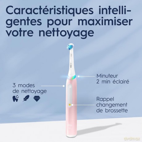 Oral B - iO3S Blush Pink Electric Toothbrush