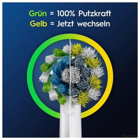 Oral B - Pro Cross Action Toothbrush Heads - White - 12 Counts
