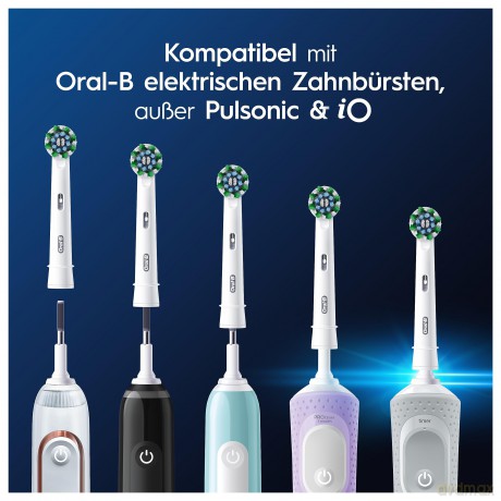 Oral B - Pro Cross Action Toothbrush Heads - White - 12 Counts