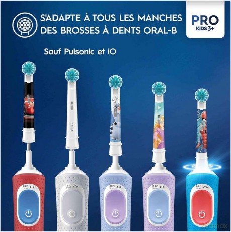 Oral B - Pro Kids Toothbrush Heads Featuring Spiderman - White - 4 count