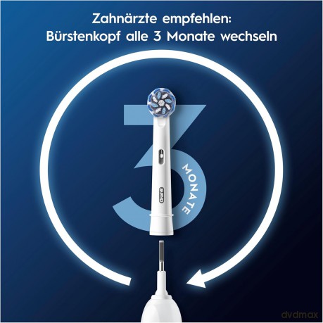 Oral B - Pro Sensitive Clean Toothbrush Heads - White - 12 Counts