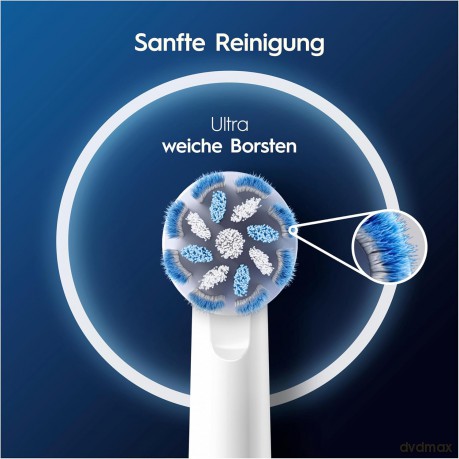 Oral B - Pro Sensitive Clean Toothbrush Heads - White - 12 Counts