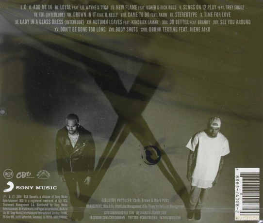 Chris Brown: X Standard Explicit Version [CD]