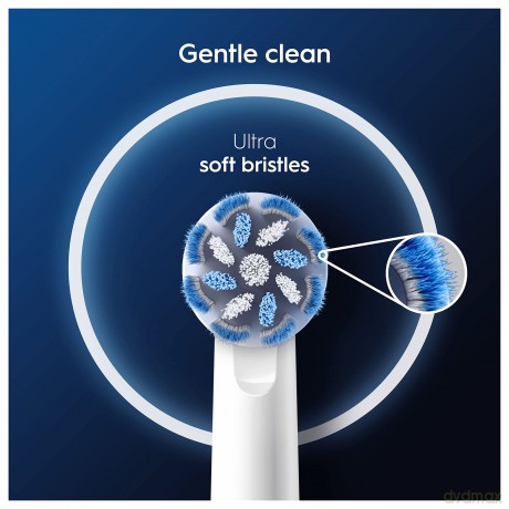 Oral B - Pro Sensitive Clean Toothbrush Heads - White - 8 Counts