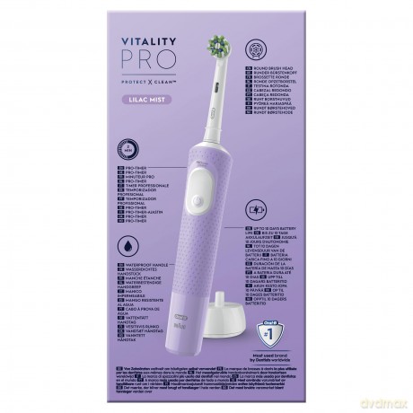 Oral B - Vitality Pro CA HBOX Lilac Electric Toothbrush + Extra Refill