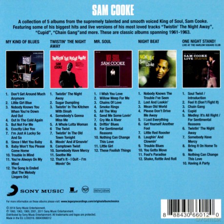 Sam Cooke : Original Album Classics (slipcase) [5CD]