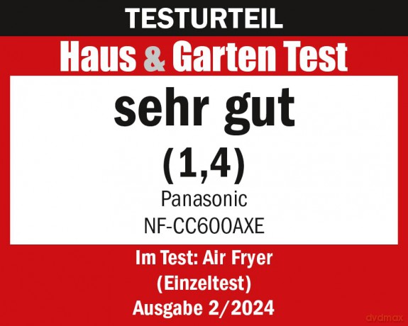 Panasonic - Airfryer 6L NF-CC600AXE