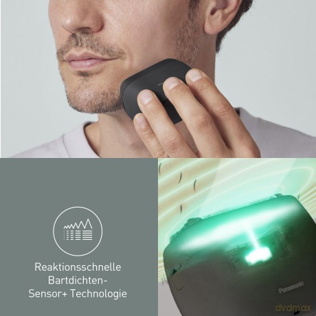 Panasonic - Palm-sized 5-Blade Shaver ES-PV3B-K803