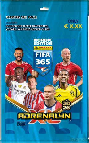 Panini - Adrenalyn XL: FIFA 365 2026 Nordic Edition - Starter set (PAN2543)