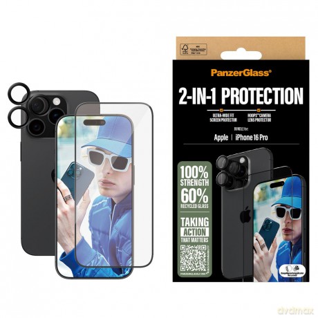PanzerGlass - iPhone 16 Pro 2-in-1 Bundle