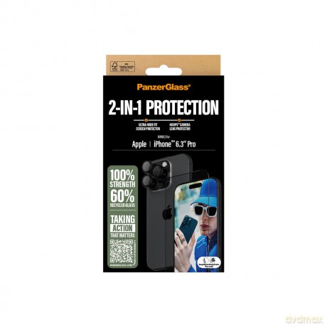 PanzerGlass - iPhone 16 Pro 2-in-1 Bundle