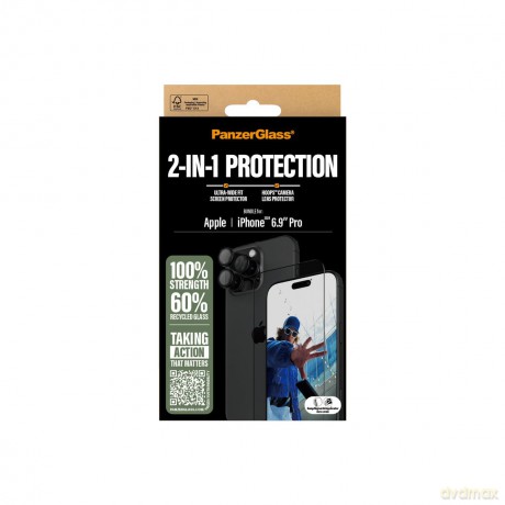 PanzerGlass - iPhone 16 Pro Max 6.9'' 2-in-1 Bundle