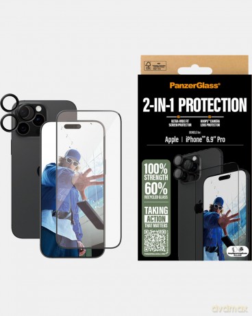 PanzerGlass - iPhone 16 Pro Max 6.9'' 2-in-1 Bundle