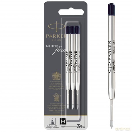 Parker - Ballpoint Pen Refills - Black - Medium