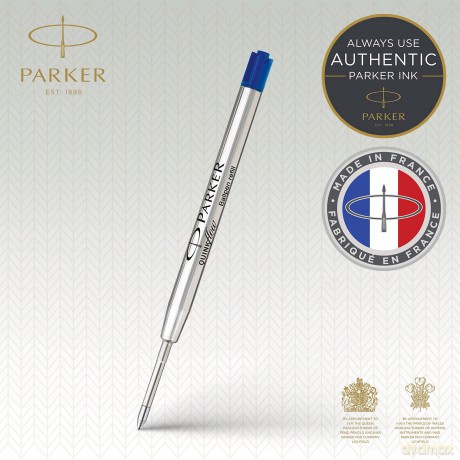 Parker - Ballpoint Pen Refills QUINKflow - Blue - Medium