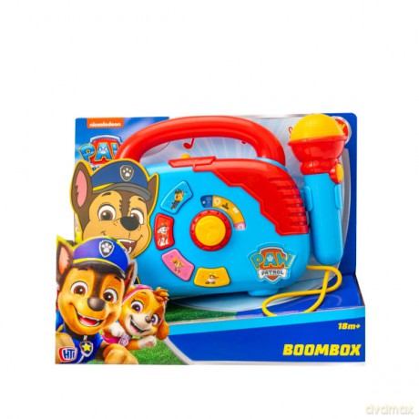Radio z mikrofonem zabawkowe Paw Patrol - Boombox (90375)