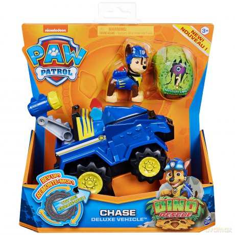 Paw Patrol - Dino Deluxe Themed Vehicles - Chase (6058597)