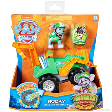 Paw Patrol - Dino Deluxe Themed Vehicles - Rocky (6059525)