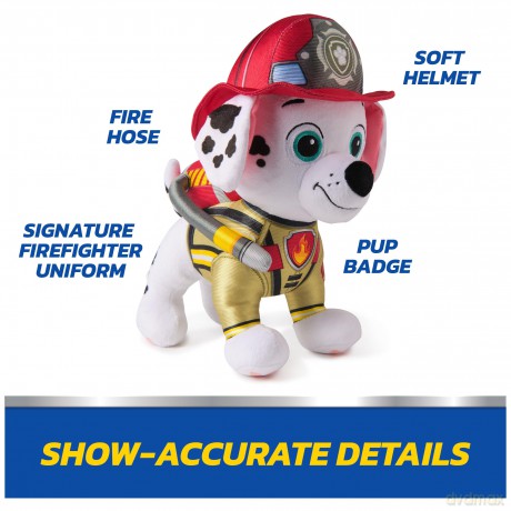Paw Patrol - Fire Rescue Deluxe Plush 30 cm - Marshall (6073667)