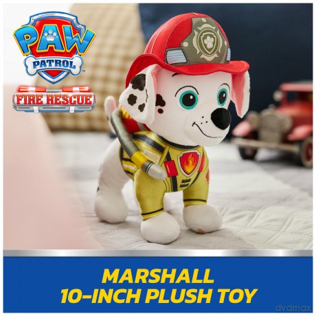 Paw Patrol - Fire Rescue Deluxe Plush 30 cm - Marshall (6073667)
