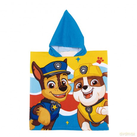 Paw Patrol - microfiber poncho - 50 x 100 cm (PW16855)