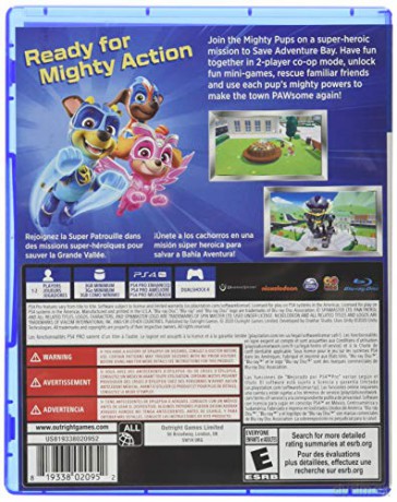 PAW Patrol: Mighty Pups Save Adventure Bay [GRA PS4]