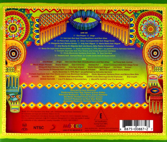 Santana: Corazon - Live From Mexico: Live It To Believe It Row [CD]+[DVD]