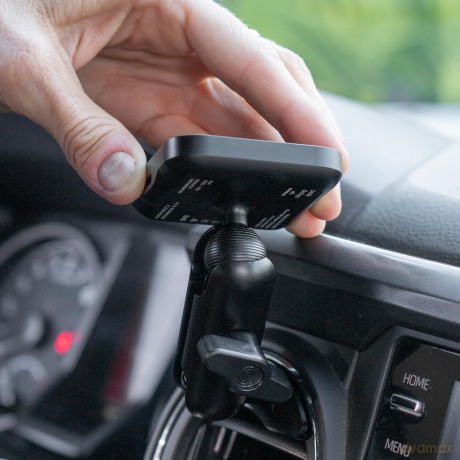 Peak Design - Mobile Car Mount 20mm Ball Adapter Charging V2 - Black - E