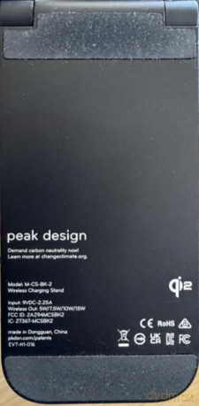 Peak Design - Mobile Wireless Charging Stand V2 - Black