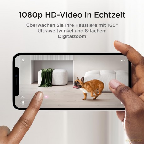 Petcube - PETCUBE PLAY 2 Smart HD pet camera with laser toy, 160Â° camera view - (854592007233)